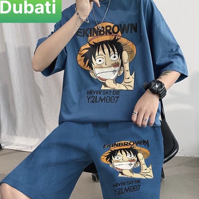 Sét Thể Thao Nam, Đồ Bộ Nam Hoạt Hình Onepice Chất Liệu Mềm Mịn Mát Mẻ Năng Động- Dubati Fashion