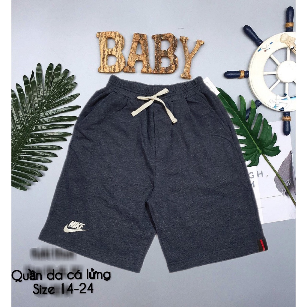 Quần đùi bé trai ⚡SIZE ĐẠI⚡chất Cotton da cá siêu đẹp từ 20 - 60kg