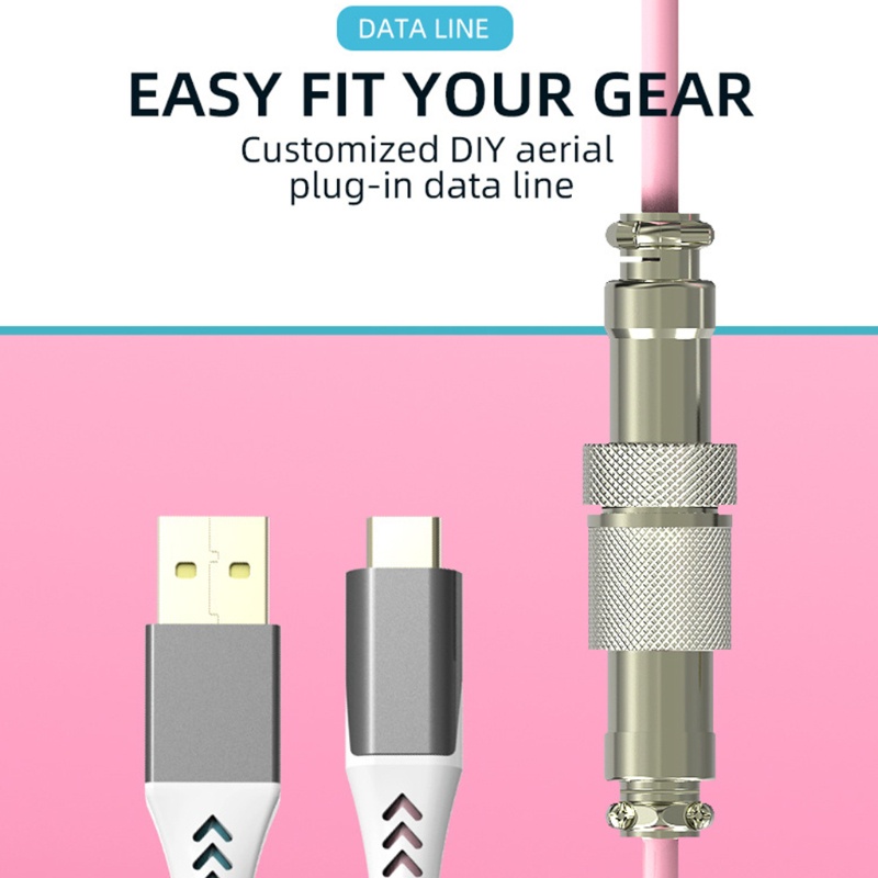 Dây Cáp Bàn Phím Cơ Shas 7 2ft Type-C Sang USB