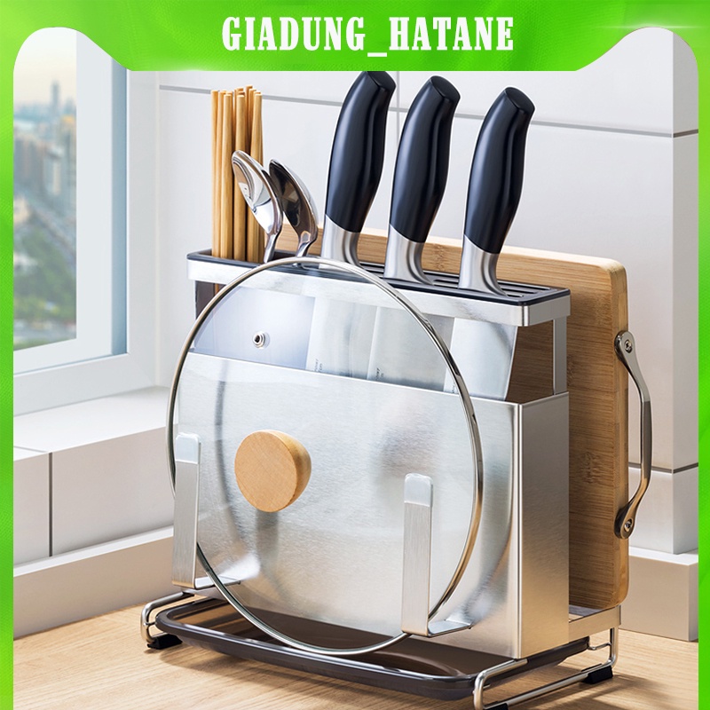 Kệ treo dao, treo thớt vung đa năng để bàn treo tường DN05