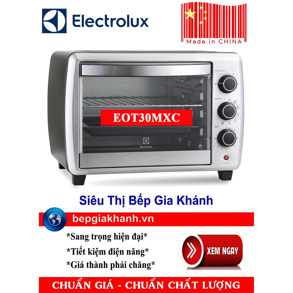 Lò nướng để bàn Electrolux EOT30MXC sản xuất Trung Quốc