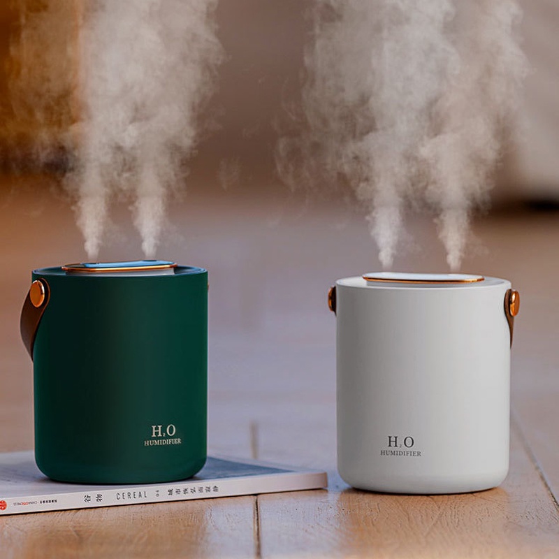 Máy phun sương Fnelse tạo độ ẩm không khí 2 đầu cổng USB dung tích 1.2L