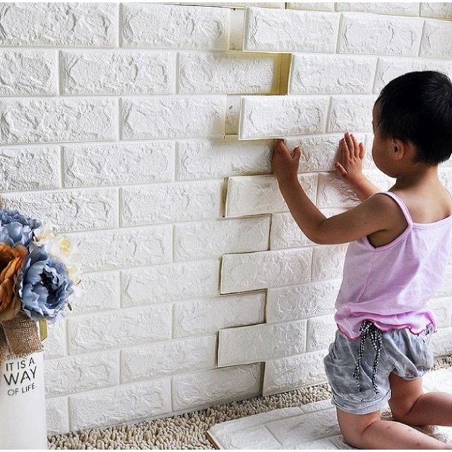 Xốp dán giả gạch 3D