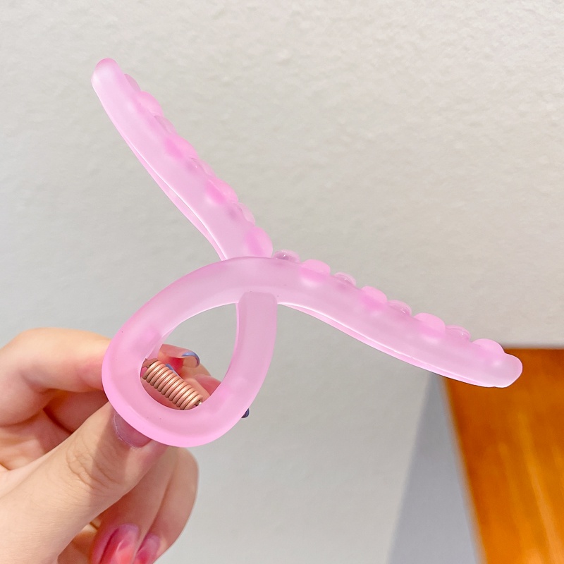 Kẹp Tóc Hình Móng Vuốt Cá Mập Bằng Acrylic Nhiều Màu Sắc