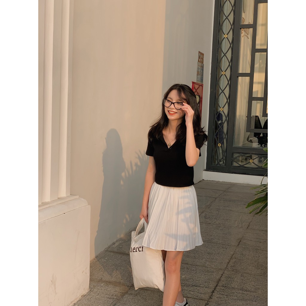 Chân vây xếp li cạp chun 1025 SK87 1994closet | BigBuy360 - bigbuy360.vn