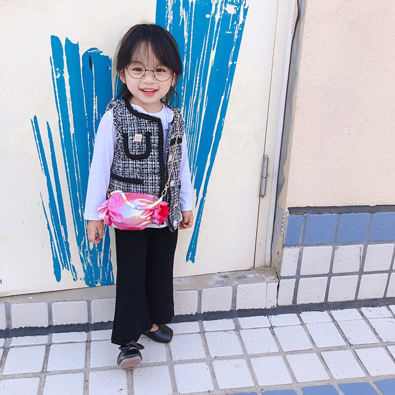 Túi Xách JASMIN NOIR Màu Kẹo Dễ Thương Phối Ngọc Trai Thời Trang Công Chúa Dành Cho Bé Gái