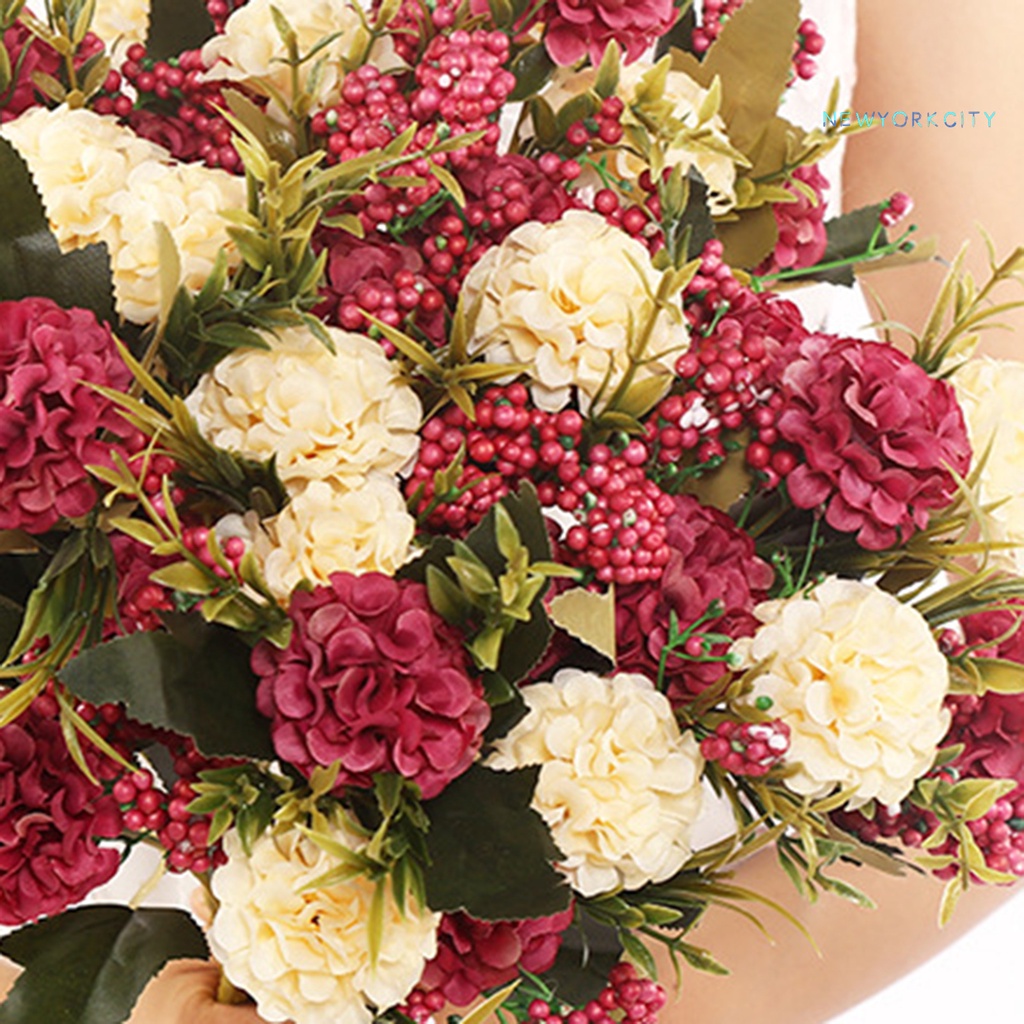 1 Bó Hoa Cúc Giả Bằng Ngọc Trai Nhân Tạo Tinh Tế Trang Trí Nhà Cửa