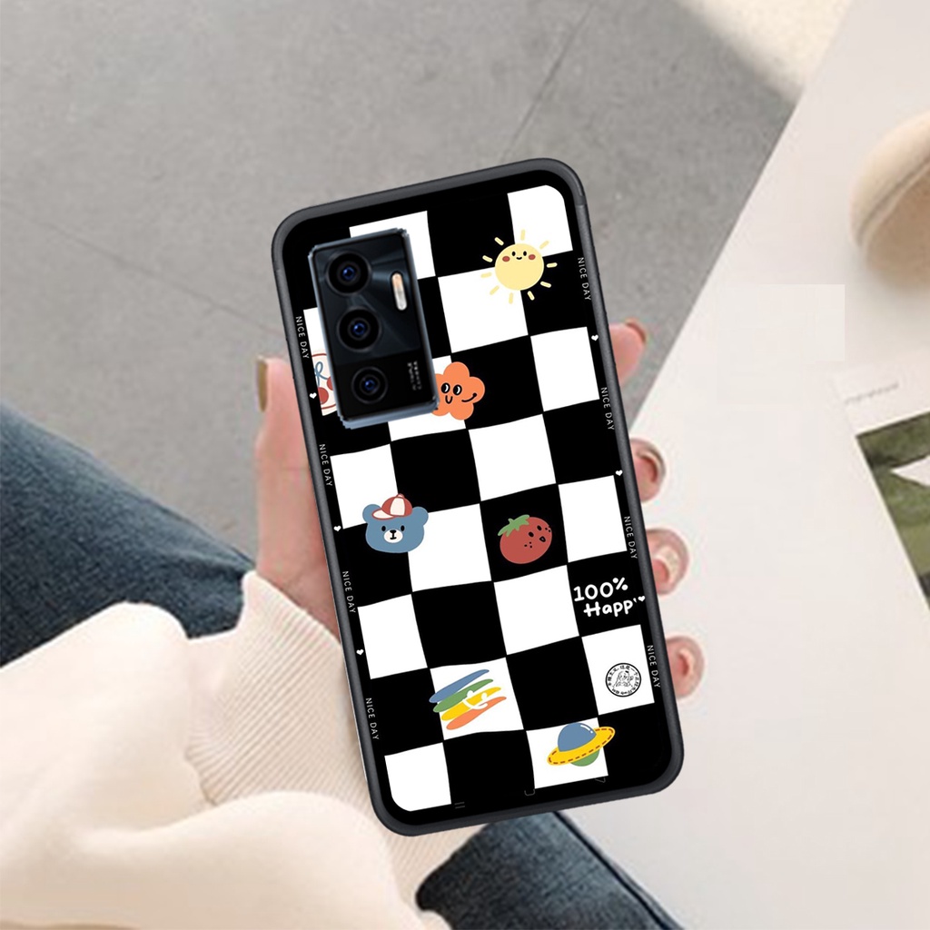 Ốp Lưng VIVO Y21 - Y21S - Y33S - Y15S,  In Hình &quot;Black Heart&quot; Phong Cách Đẹp.