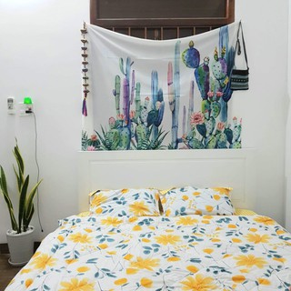 Bộ chăn ga 4 món cotton 3D hàng nhập
