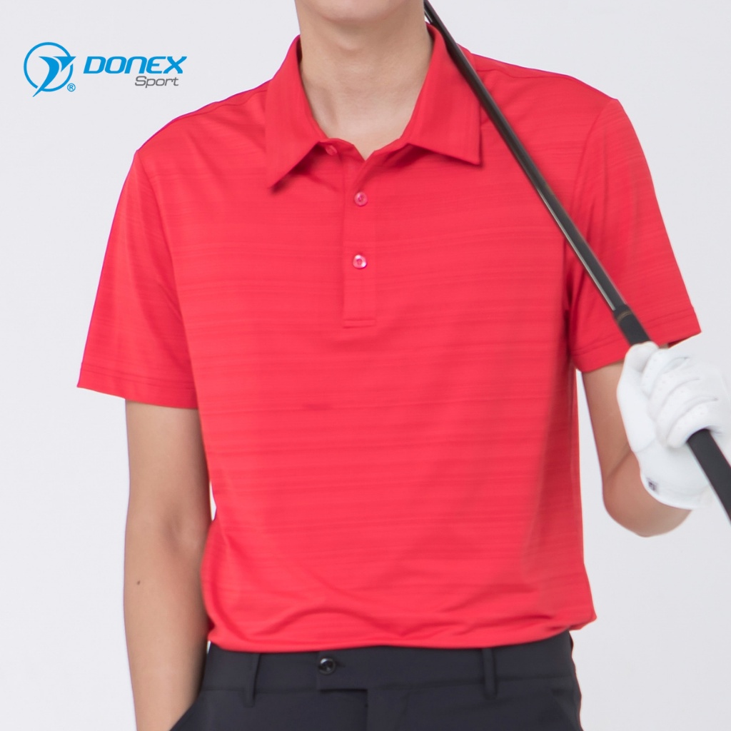 Áo Thể Thao Nam Golf DONEXPRO Form Classic, Chất Vải Poly Cá Sấu Mát Mẻ, Không Bết Bí MC-9012