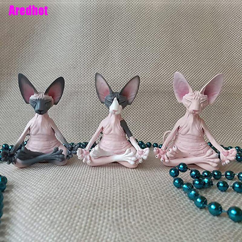 Mô Hình Chú Mèo Làm Thủ Công Độc Đáo Trang Trí Nhà Cửa