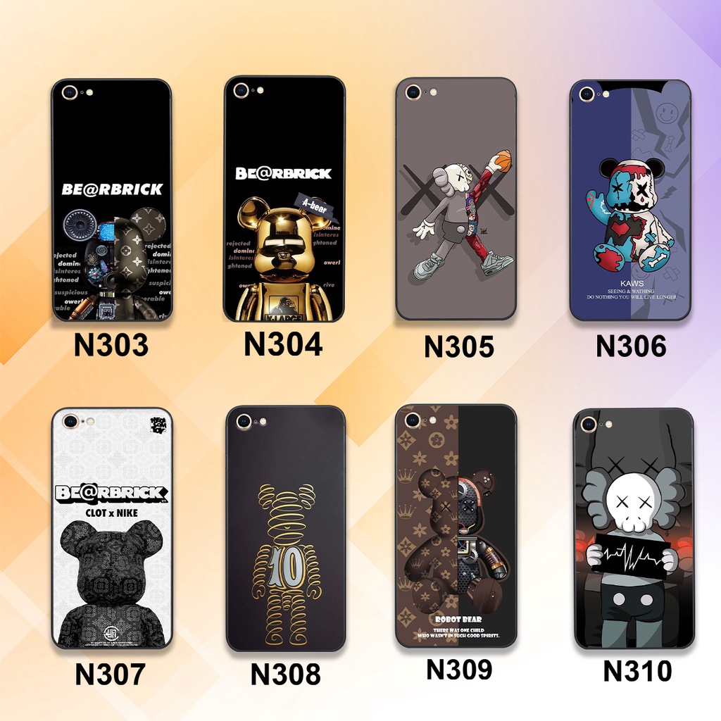 🔥 Ốp lưng Iphone 5 / 5s / 5se bộ hình gấu bear brick siêu ngầu rẻ đẹp