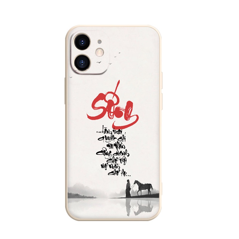 Ốp lưng Iphone 11 con người và chú ngựa với tiêu đề sống 13promax 11 promax 12 pro max 6 6plus 7 plus 8 x xr xsmax
