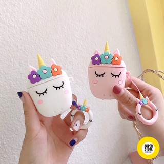 Case Vỏ Bao Airpods Đựng Tai Nghe Airpod 1 2 Pro Mẫu UNICORN Cực Chất