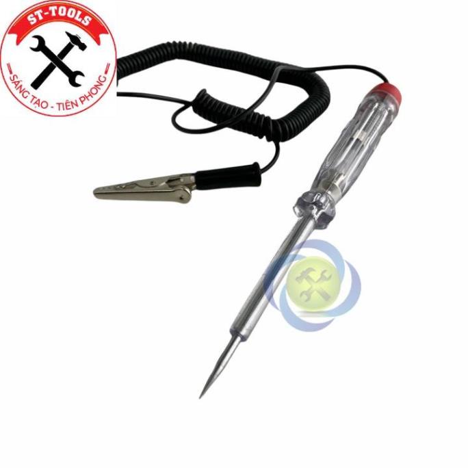 Bút thử điện xe ô tô xe máy C-Mart S0011 đèn sáng 2 màu xanh đỏ