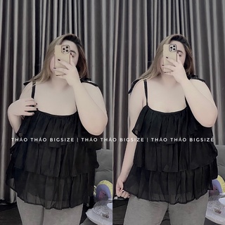 Áo dây bèo 3 tầng - MÚP BIGSIZE 60-100KG