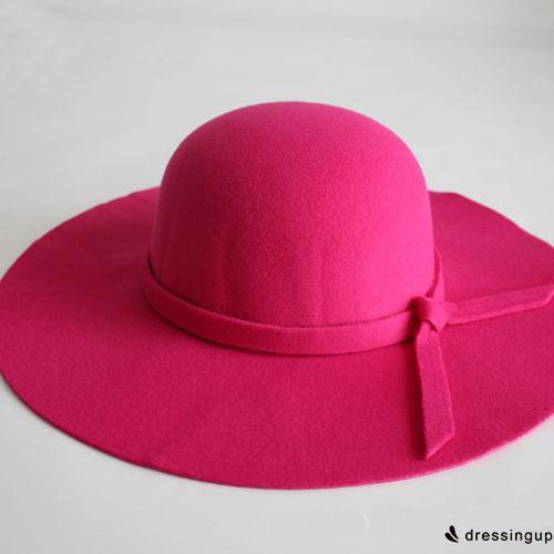 Nón vành rộng kiểu dáng thời trang phong cách cổ điển