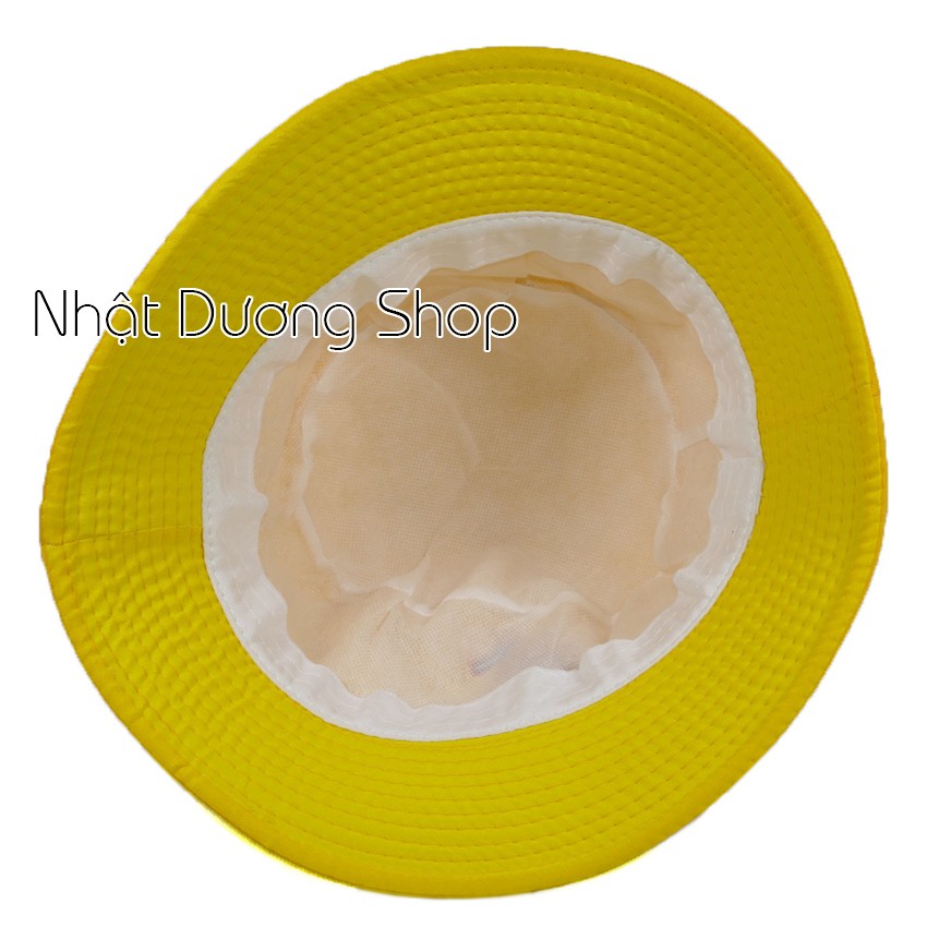Mũ bucket đẹp 1 mặt, mũ tai bèo nam nữ  vành nhỏ, nón bucket với chất liệu cotton thoáng mát