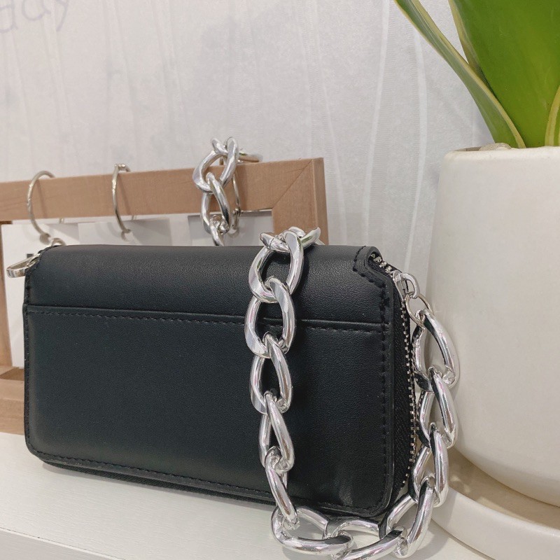 [BLACK WALLET] VÍ DÀI DÂY XÍCH TO SIÊU CHẤT