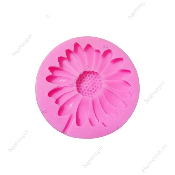 Khuôn silicon hoa cúc họa mi to 7,5cm làm xôi đậu thạch rau câu