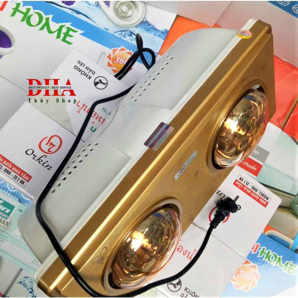 ĐÈN SƯỞI NHÀ TẮM ORKIN BNG - 2L1 OK 2 BÓNG - CHỐNG LÓA MẮT - TIẾT KIỆM ĐIỆN NĂNG - BẢO HÀNH 5 NĂM