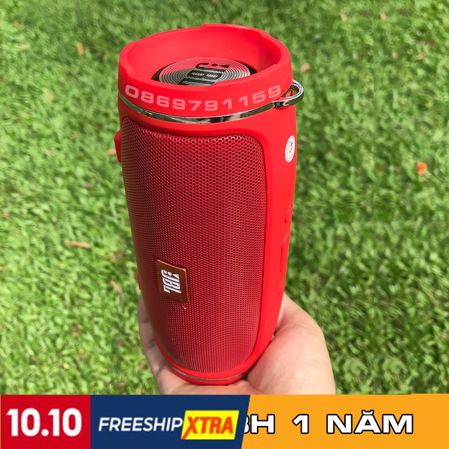 Loa Bluetooth Mini JBL Charge bass tốt khoẻ - có dây đeo
