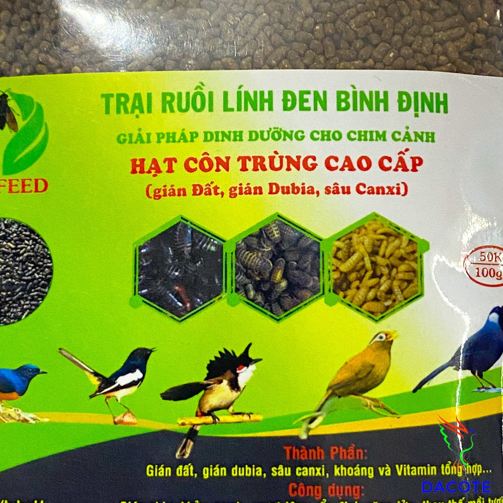 Hạt côn trùng cho chim cao cấp giàu dinh dưỡng 100gram