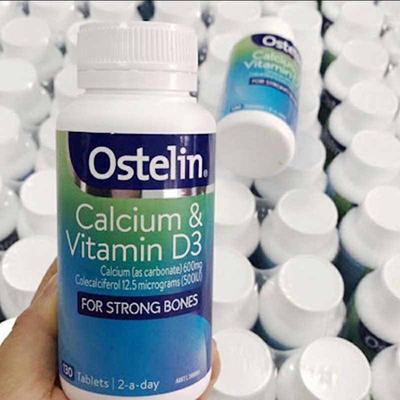 Vitamin D3 và Canxi Ostelin dạng viên cho trẻ em từ 2 tuổi và người lớn chính hãng Úc