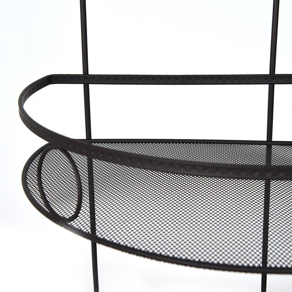HomeBase MOYA Giá nhà tắm để góc bằng thép có 3 tầng L1395 W32xD24xH82 Cm màu đồng