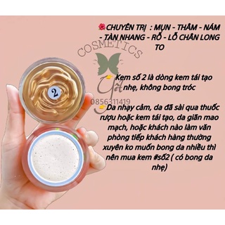 Kem bông hồng tái tạo da đông y