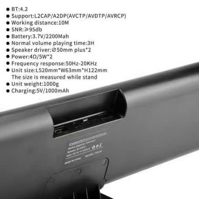 Loa Bluetooth DETEK TG018
