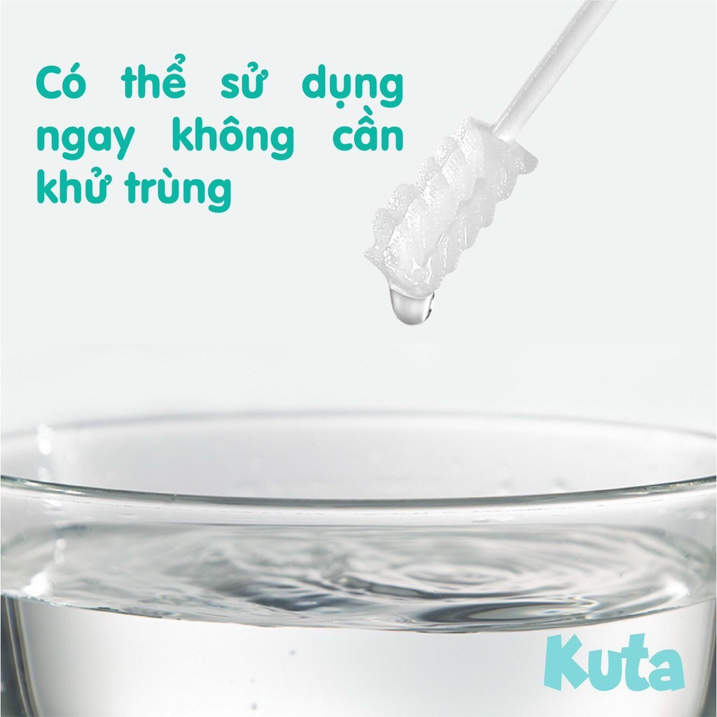 Chính hãng: Rơ lưỡi que cho bé Kuta Oral Cleaner