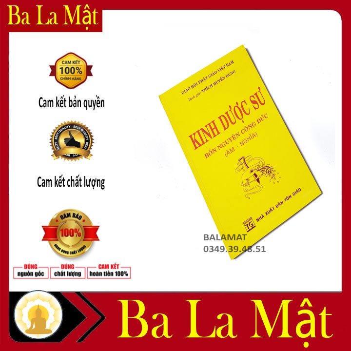 Sách - Kinh Dược Sư Trọn Bộ Bìa Vàng