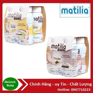 Sữa Bầu Matilia 200ml ( Pháp ) Vị socola, vali, Date 2025