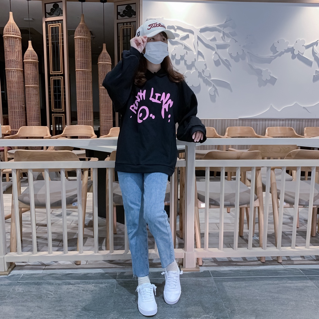 Áo Hoodie Nỉ Có Lót Lông Form Rộng Tay Phồng | BigBuy360 - bigbuy360.vn