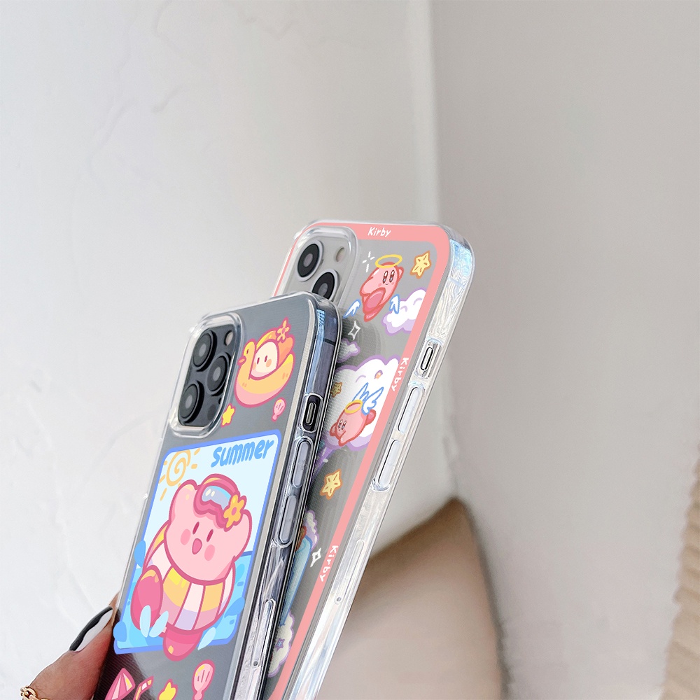 Ốp Điện Thoại Tpu Mềm Chống Sốc In Hình Kirby Cho iPhone 11 12 13 pro max XS X XR XSMax 7 8 6 6s plus 5 4 SE 2020