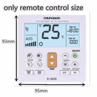 REMOTE MÁY LẠNH ,ĐIỀU KHIỂN ĐIỀU HÒA CHUNGHOP K-650E