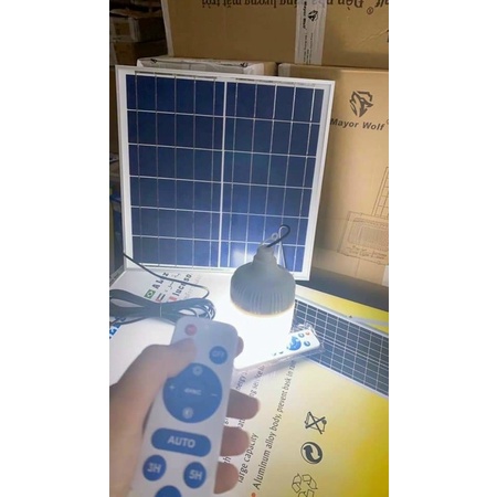 👉ĐÈN Bulb năng lượng mặt trời Công suất 50W- chính hãng MAYOR WOLF