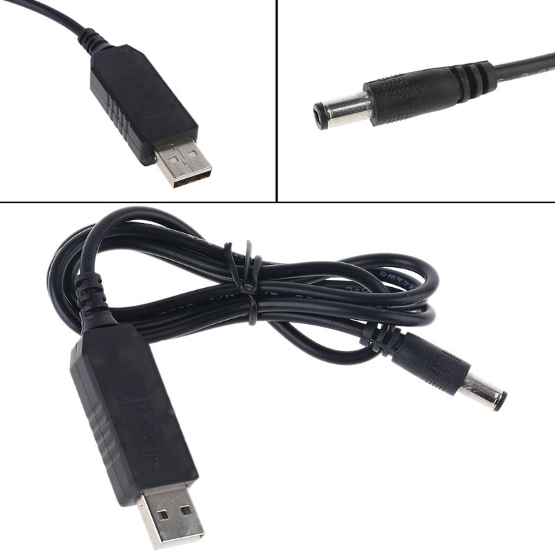 Dây Cáp Chuyển Đổi Điện Áp Usb 3.0 Sang 5v-12v 5.5x2.1mm