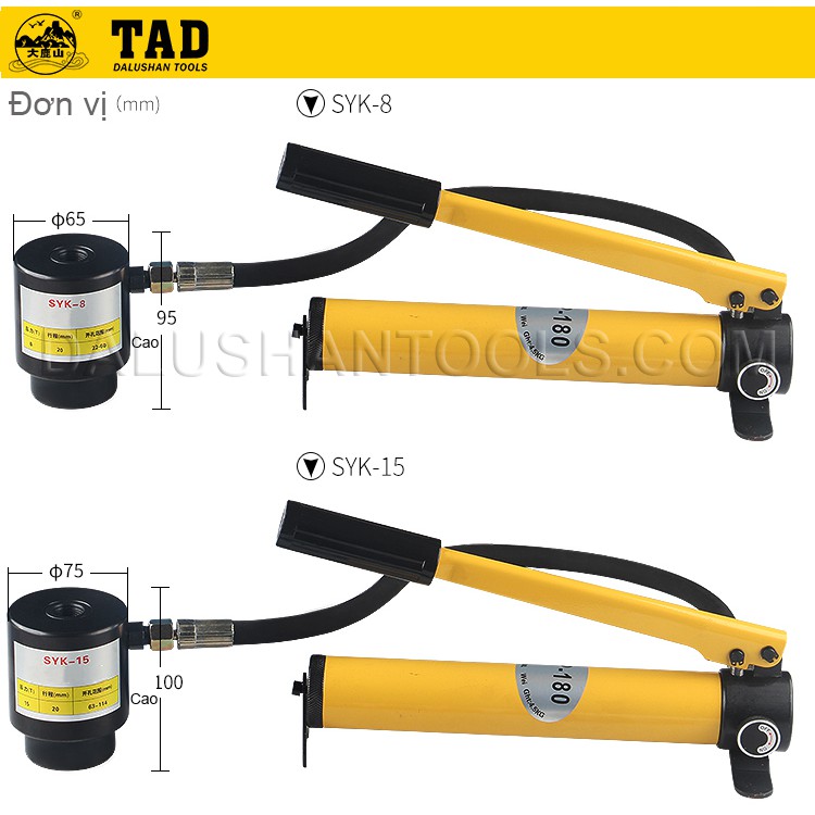 Bơm tay thủy lực cp180