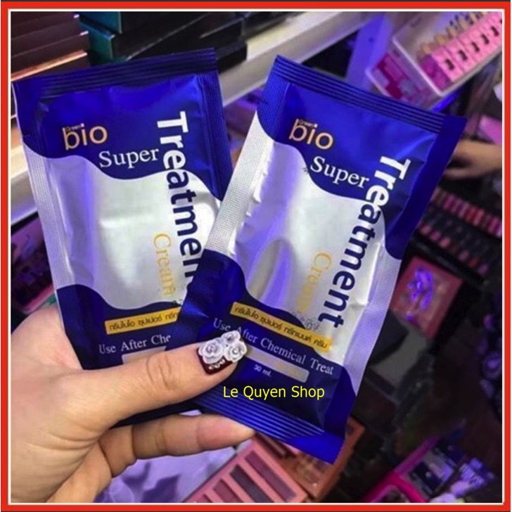 [Hàng Xịn] Hộp 24 gói dầu ủ tóc Green Bio Super Treatment Cream Thái Lan