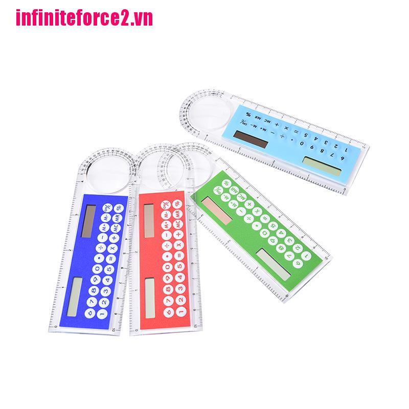 (Hàng Mới Về) Bộ 2 Máy Tính Mini 3 Trong 1 Sử Dụng Năng Lượng Mặt Trời 10cm