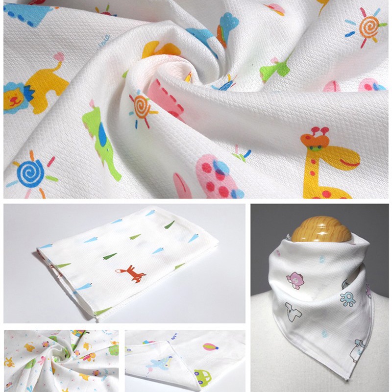 Khăn tay cho bé Abadd Hàn Quốc 100% cotton nhiều họa tiết đáng yêu