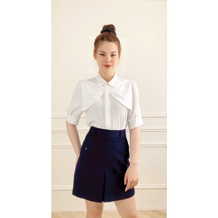 Áo Sơ Mi Tay Lỡ Và Quần Váy Aria Cindy C 543 / 522