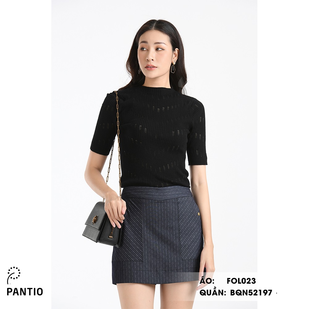 Áo Len cổ cao tay lỡ FOL023 - PANTIO