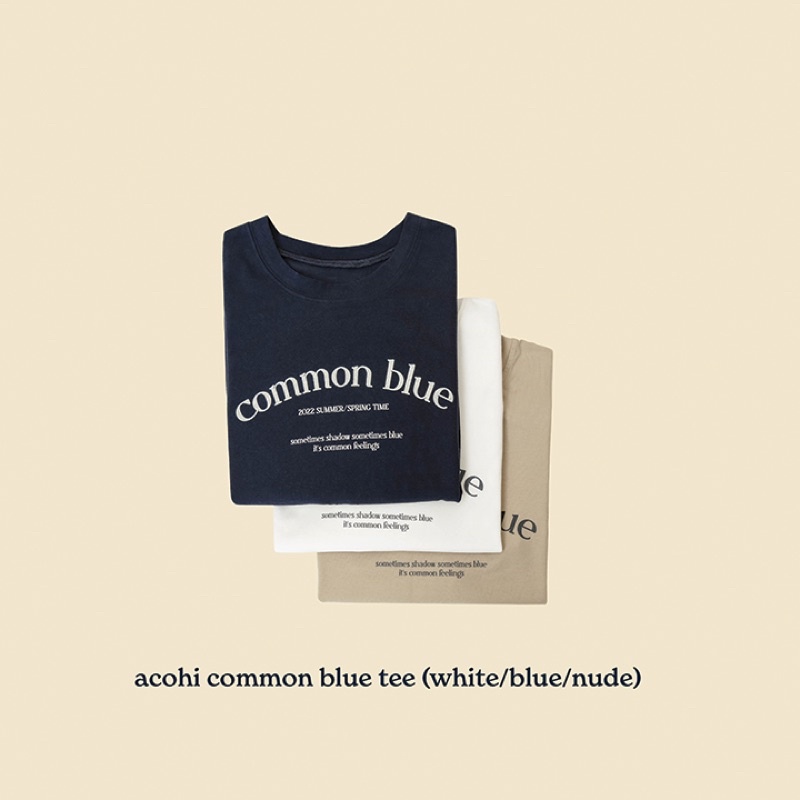 ÁO THUN ACOHI COMMON BLUE TEE