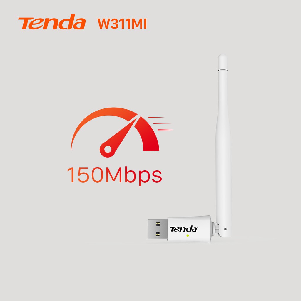 Tenda USB kết nối Wifi W311MA tốc độ 150Mbps - Hãng phân phối chính thức