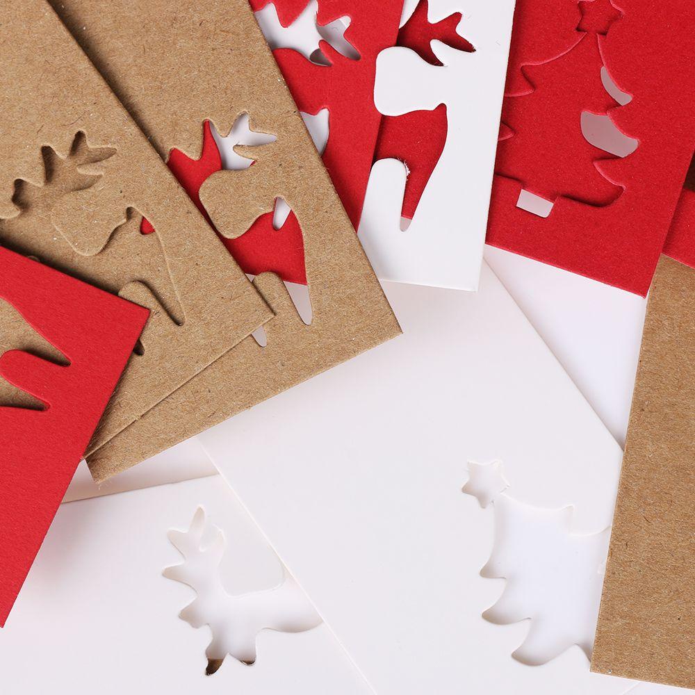 FAY Set 50 Miếng Dán Trang Trí Hộp Quà Sinh Nhật / Túi Kẹo Hình Ngôi Sao / Ông Già Noel DIY