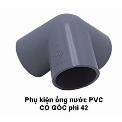 CO GÓC 3 HƯỚNG PHI 42 PVC (MÀU XÁM)