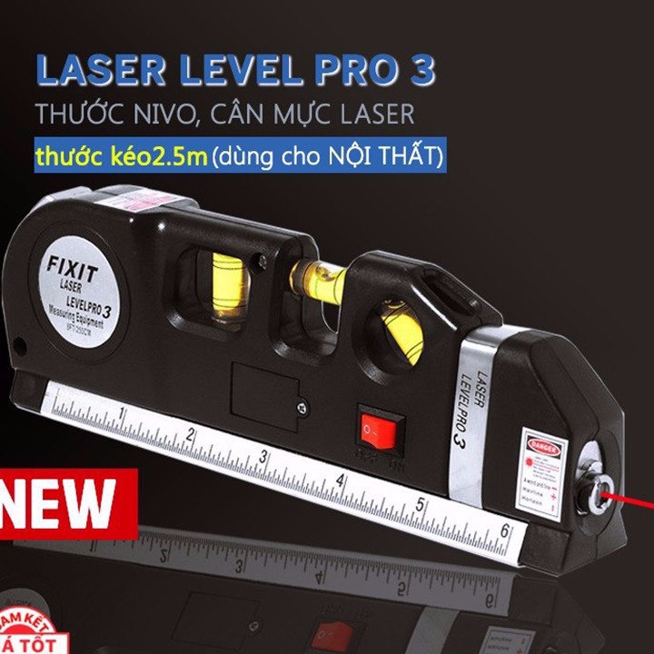 Thước laze cân bằng Laser LEVELPR03 Hàng chuẩn - Thước laze PR03